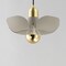 Maxim Lighting Poppy 12'' Pendant, Silver Gold/Satin Brass 11391SGSBR - alternate 4
